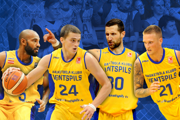 Homepage for the basketball club Ventspils